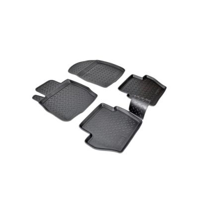 Covorașe auto cauciuc tip tăviță pentru Ford Fiesta VII (2008–2017), set 4 buc