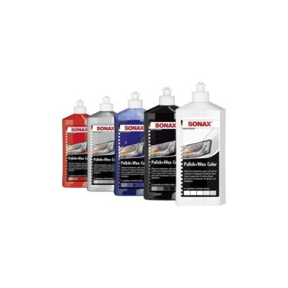 Polish cu ceară pe culoare Sonax 500 ml pentru întreținerea și protecția vopselei auto