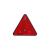 Triunghi reflectorizant rosu 155mm cu prindere in 2 puncte Cod: BK69028