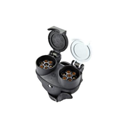 Adaptor priza 13 pini la 2x7 pini tip NS pentru remorca si rulota, OEM