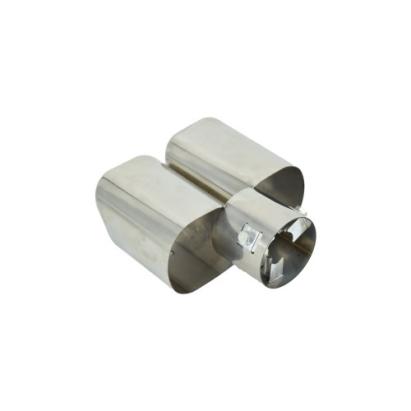 Ornament toba din inox A206X, finisaj lucios, prindere în 3 șuruburi