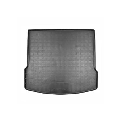 Covor portbagaj tip tavita pentru Jaguar F-Pace (2017+), negru, bordura 4,5 cm