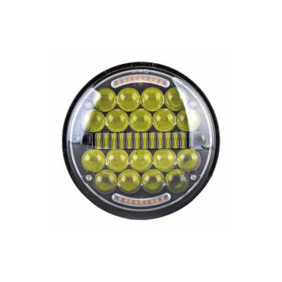 Proiector LED auto 90W cu 2 faze si DRL alb 6000K, 12–24V, IP67