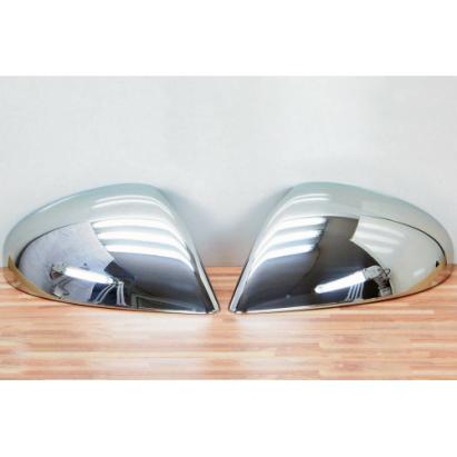 Capace ornamente cromate pentru oglinzi VW Touareg II (7P5) 2010–2014, set 2 buc