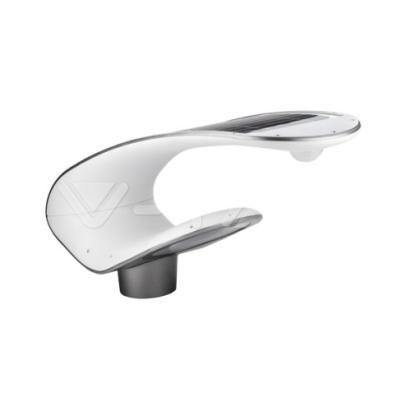 Lampa solara LED de gradina 20W cu senzor PIR, telecomanda RF, 6400K, IP65