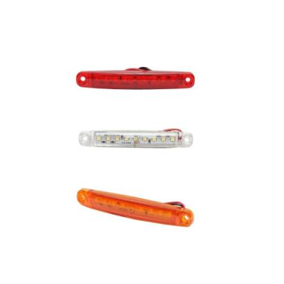 Lampă laterală auto cu 9 LED SMD 12–24V, montaj exterior (Cod 201619)