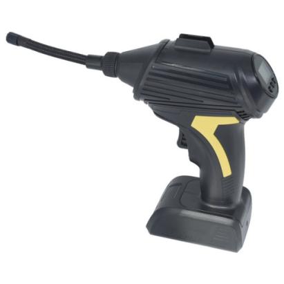 Compresor auto portabil 12V cu acumulator, manometru digital și LED (Cod 8366)