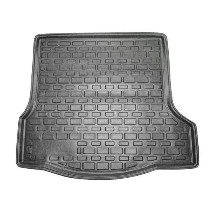 Covor portbagaj tip tavita pentru Renault Clio/Symbol Sedan 2013+ negru, bordura 4 cm