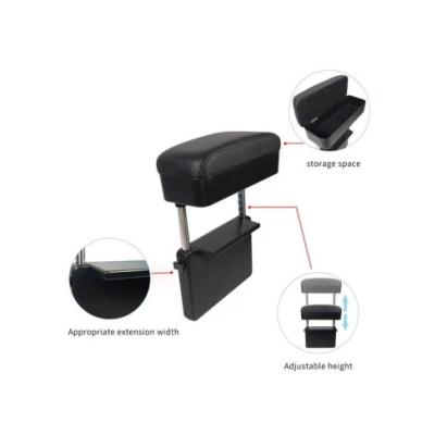 Cotieră auto universală neagră, reglabilă pe înălțime, cu spațiu depozitare (ART-446)