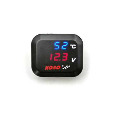 Termometru auto 4în1 cu încărcător USB 3A pentru bord și voltmetru 12V (DS4030)