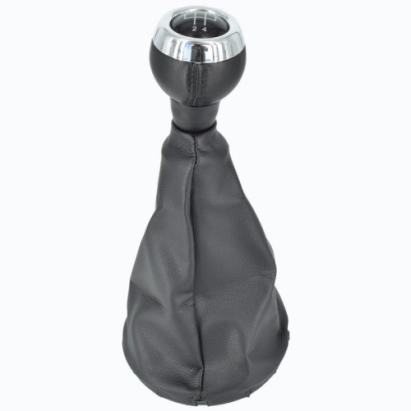 Manson schimbator viteze MINI Cooper 5+R, piele ecologica neagra, cu rama