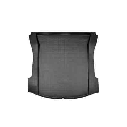 Covor portbagaj tip tavita pentru Tesla Model 3 (2017+) spate, negru, bordura 4,5 cm