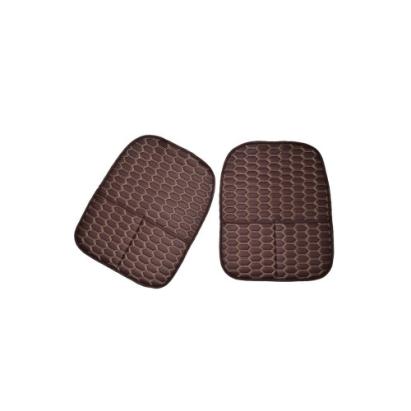 Set 2 huse protecție spate scaun tip organizator HEXAGON ART, imitație piele