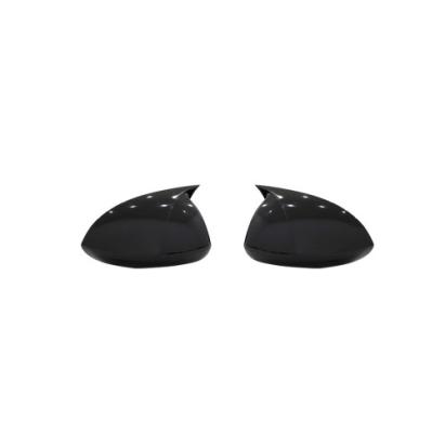 Set capace oglindă tip Batman pentru Opel Corsa E (2014–2019), negru lucios