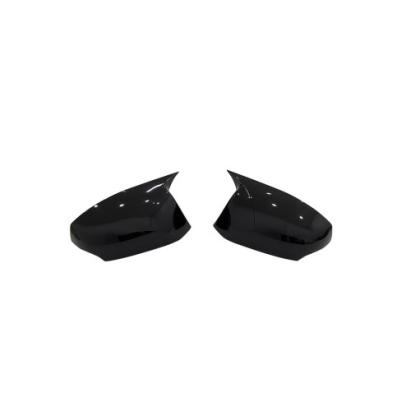 Capace oglinzi tip Batman negru lucios, compatibile Renault Fluence 2009-2016 (set 2)