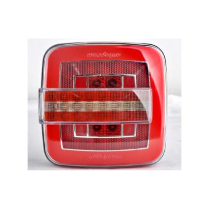 Lampă stop pătrată LED SMD 24V cu semnalizare dinamică, 5 funcții