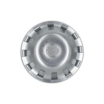 Set 4 capace roti 16 inch argintiu pentru duba, model bombat, ABS durabil