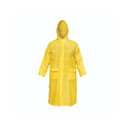 Pelerina ploaie impermeabila PVC cu gluga buzunare capse galben marime XL Cod: BK77423XL