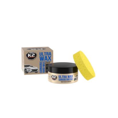 Ceară auto K2 Ultra Wax cu Carnauba, 250 g – luciu și protecție pentru caroserie