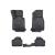 Covoare auto tip tavita pentru BMW Seria 1 E87 (2004–2010), set 4 buc, negru