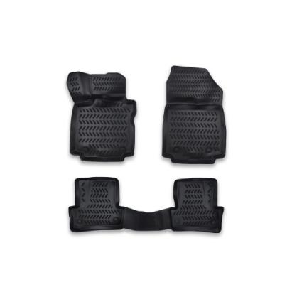 Covorașe cauciuc tip tăviță pentru Renault Clio IV (2012–2019), set 4 bucăți A80-X117