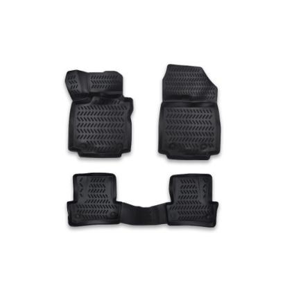 Set covoare cauciuc tip tavita pentru Renault Clio III 2005–2012, 4 piese
