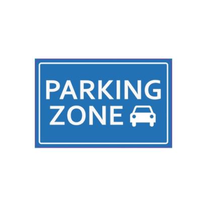 Abțibild semnalizare „Parking Zone” 17 cm, autocolant Oracal TAG 028/T2