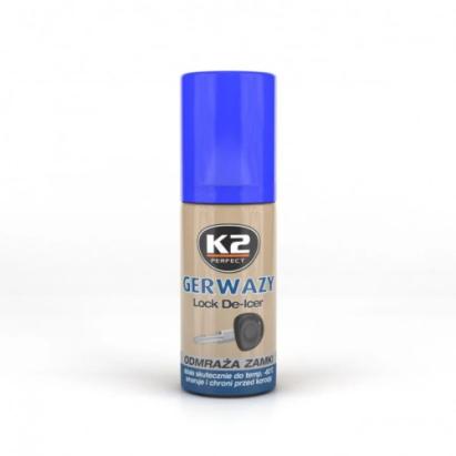 Spray dezghețat yale auto K2 Gerwazy 50 ml, protecție până la -60°C