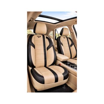Set huse scaune auto universale Panda Uludag premium, bej-negru, banchetă fracționată