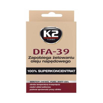 Antigel diesel concentrat K2 Turbo DFA-39 -39°C, 50 ml pentru motorina