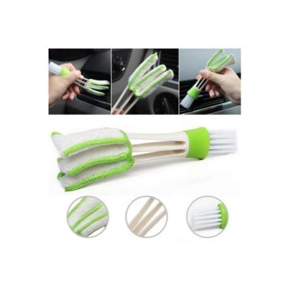 Perie pentru curatarea ventilatiei auto, microfibra cu 3 brate si perie sintetica G411