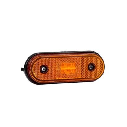 Lampă gabarit LED galbenă 12–36V Fristom FT-020Z, 118x46 mm, E20