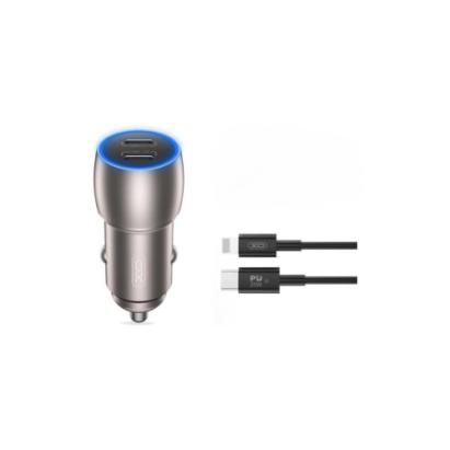 Încărcător auto USB-C PD 40W cu cablu Lightning, compatibil iPhone XO-CC51