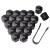 Set capace prezoane 21 mm cu cheie, 20 bucati, negru (OEM)