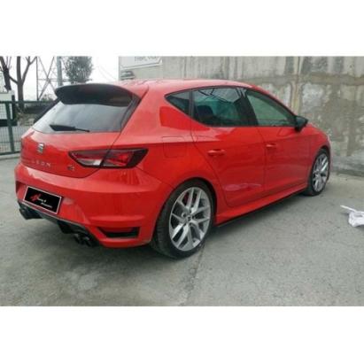 Set prelungiri ornament praguri laterale tuning,  negru lucios , lungime 190cm Cod: PRG1009-190 ( nu se trimit prin curier )