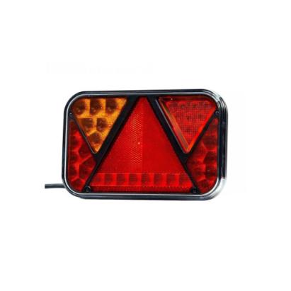 Lampă spate LED 200x130 mm, 5 funcții cu ceață, Fristom FT-270 L NT PM