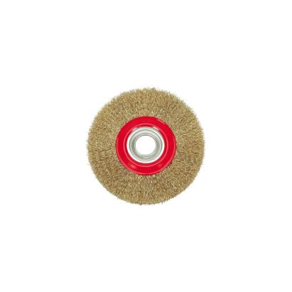 Perie circulară din sârmă 125 mm pentru curățare metal și îndepărtare rugină, 06978