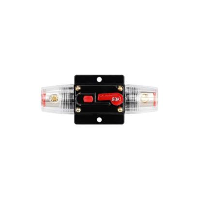 Siguranță automată cu buton de reset 80A, 32V DC, cod A207 (OEM)