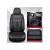 Set huse auto universale 11 piese, negru/negru, pentru scaune fata si spate (HNG1321-1)