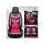 Set huse auto universale 11 piese negru-rosu, pentru scaune fata si spate (HNG1321-3)