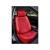 Set huse scaune auto universale 9D premium, roșu, imitație piele & alcantara