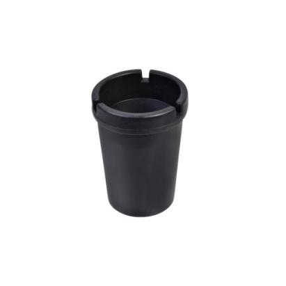 Scrumieră auto universală din plastic negru, compactă pentru suport pahar (AC806)