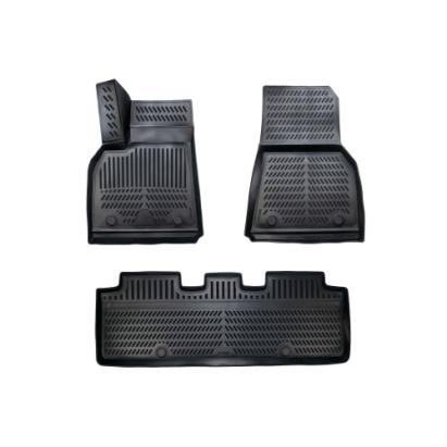 Set covoare auto tip tavita din TPE pentru Tesla Model Y 2020-2024, negru