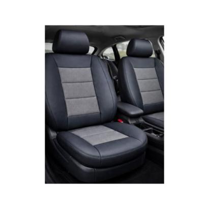 Set huse scaune auto universale premium, negru, bancheta spate fractionata