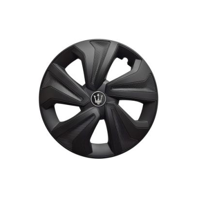 Set 4 capace roți Evo 16 inch, negru mat, ABS rezistent, montaj rapid (WK0-1BK-16)