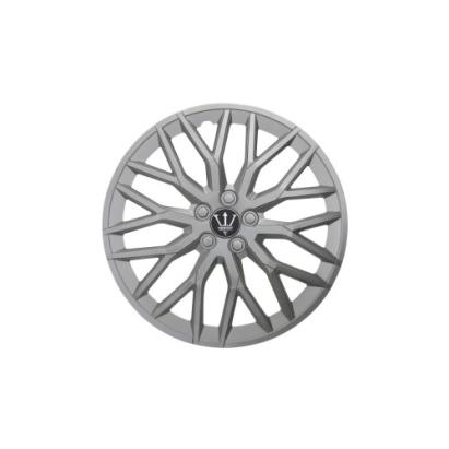 Set 4 capace roți Evo 16 inch, gri antracit, pentru jante din oțel (WF0-2GR-16)