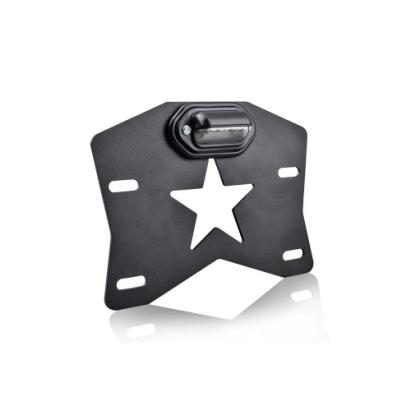 Suport număr înmatriculare ATV/UTV 12V cu lampă LED, compatibil Maverick – RZR-064