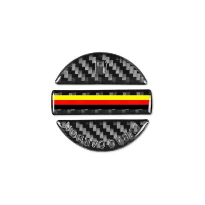 Abtibild pentru capac rezervor cu aspect carbon, set 3 piese, FS-1330