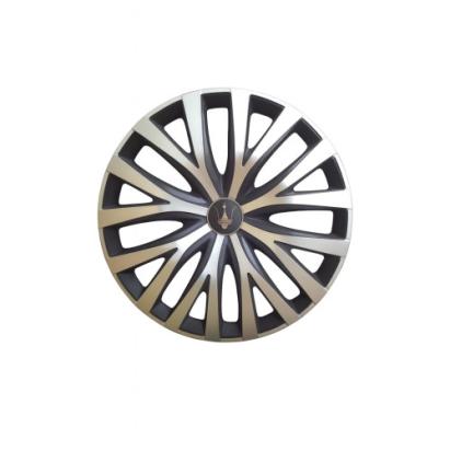 Set 4 capace roti Evo 15 inch, negru-argintiu, pentru jante otel (WD2-1SL-15)