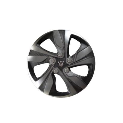 Set 4 capace roti Evo 15 inch, negru-gri antracit, pentru jante din otel (WX1-1GR-15)